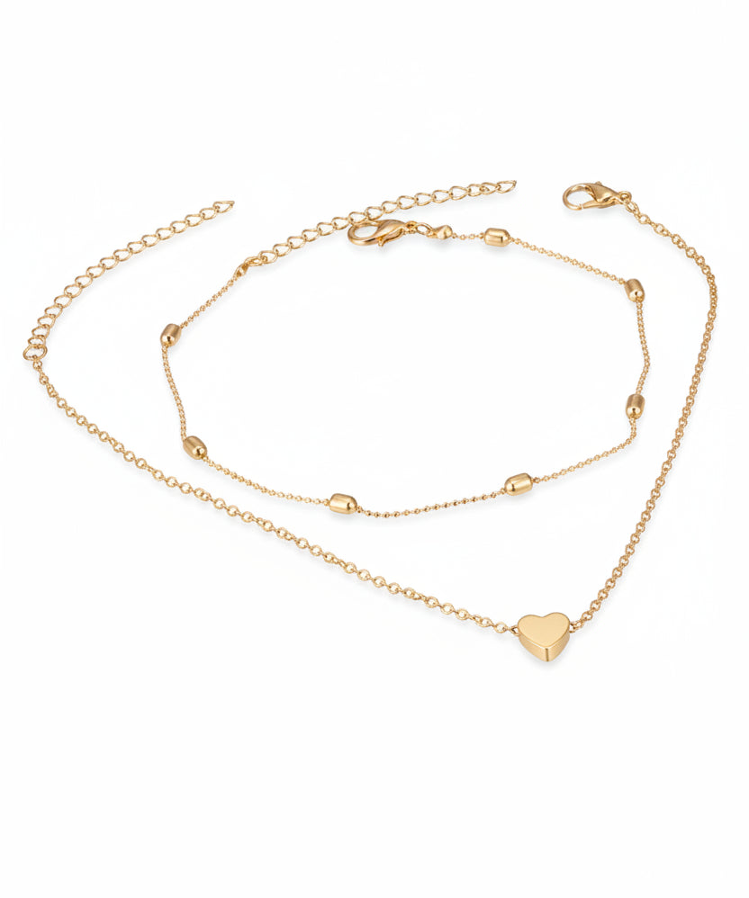 Grandinėlė ant kojos "Two row anklet"