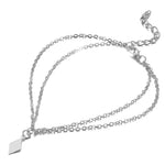 Grandinėlė ant kojos "Romb anklet"