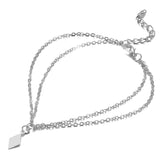 Grandinėlė ant kojos "Romb anklet"