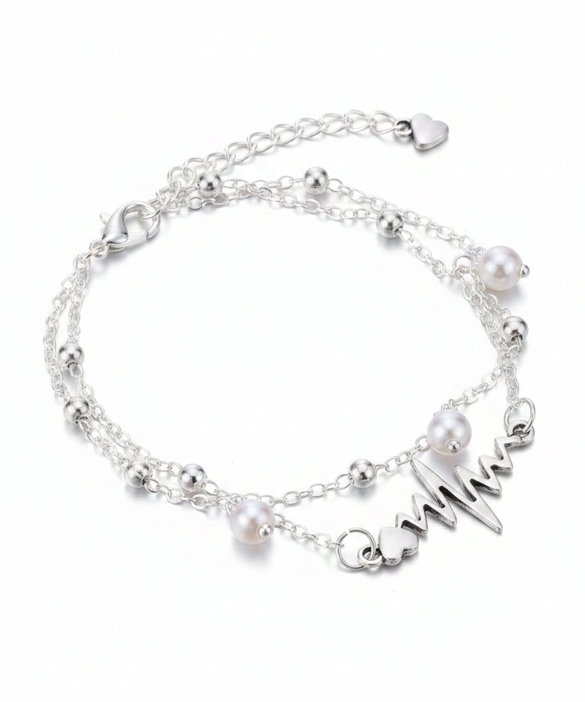 Grandinėlė ant kojos "Cardio pearl anklet"