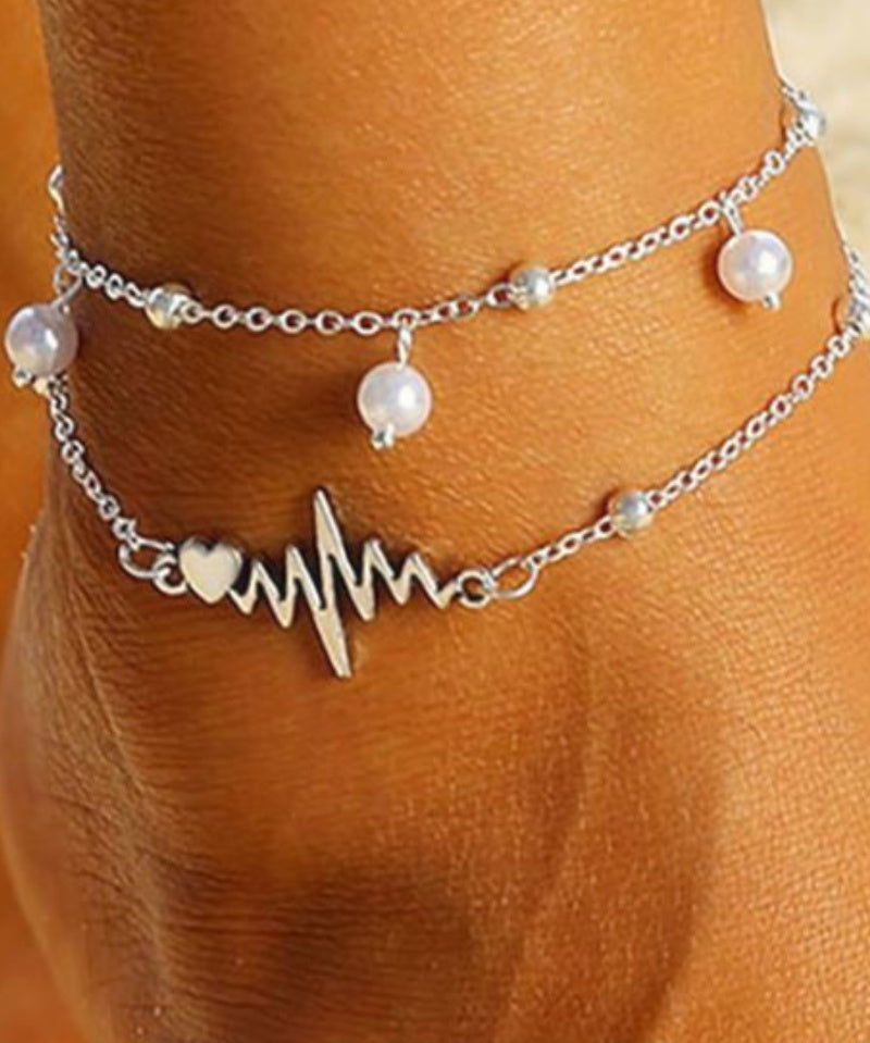 Grandinėlė ant kojos "Cardio pearl anklet"