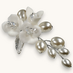 Proginiai auskarai "Resin flower earrings"
