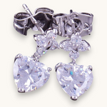 Auskarai "Heart Drop Earrings"