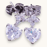 Auskarai "Heart Drop Earrings"