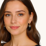 Auskarai "Glassbead"