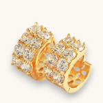 Auskarai "Shinning hoop earrings"