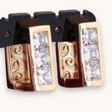 Auskarai "Crystal Clip"
