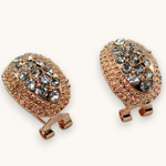 Auskarai "Oval crystal"