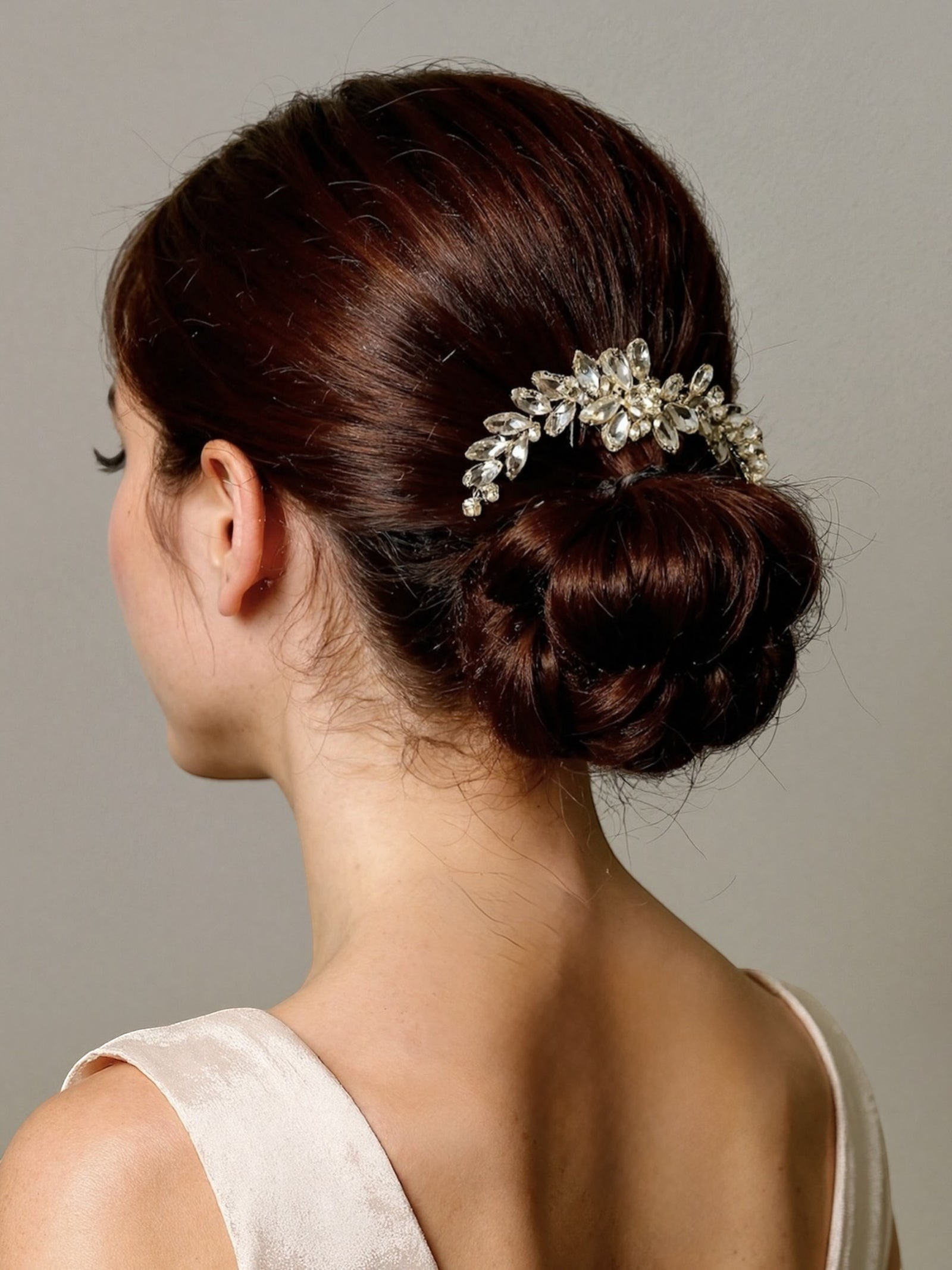 Plaukų sagė "Elegant silver"