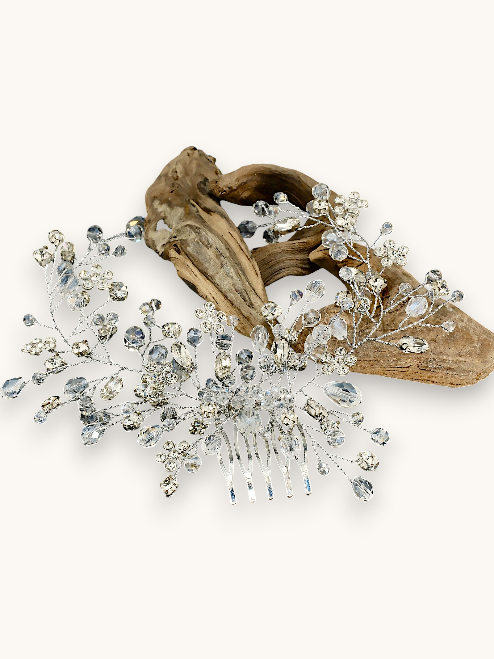 Plaukų sagė "Luxury crystal comb"
