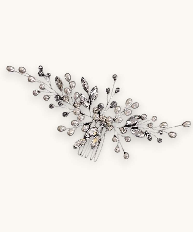 Plaukų sagė "Silver tiara"