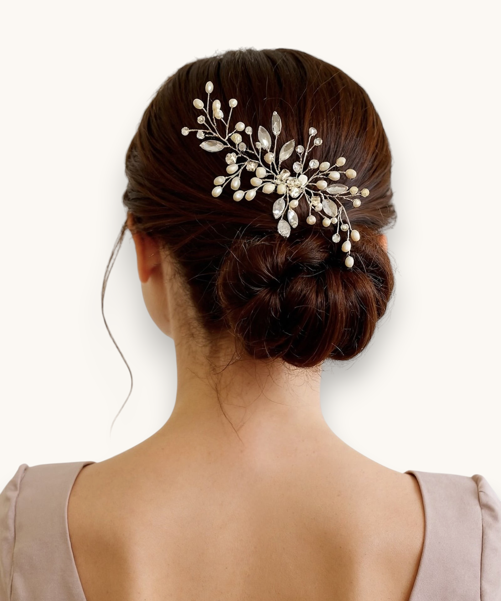 Plaukų sagė "Silver tiara"