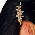Plaukų segtukas "Golden crystal clip"