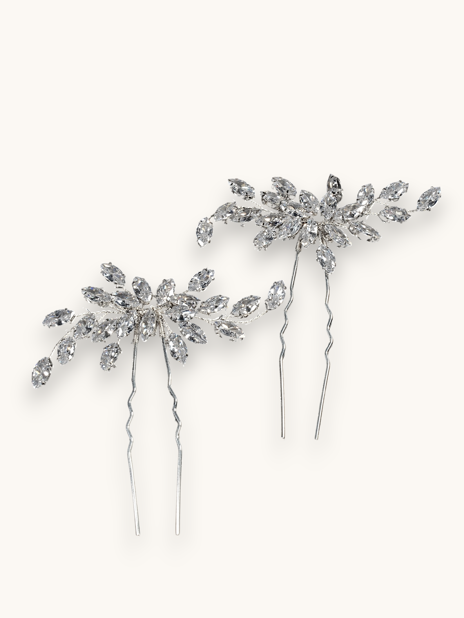 Plaukų smeigtukas/sagė "Golden crystal pin"