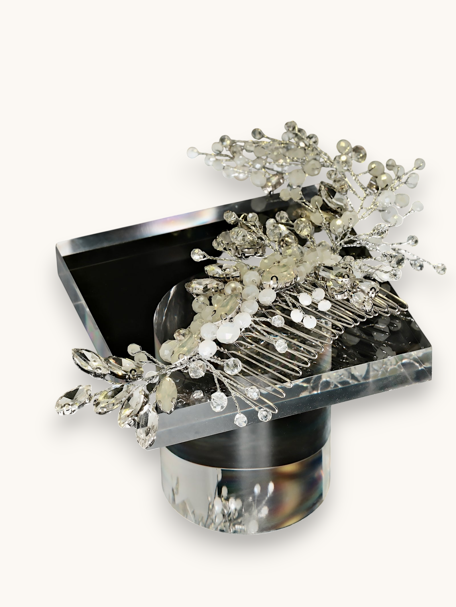 Papuošalų rinkinys "White bride set"