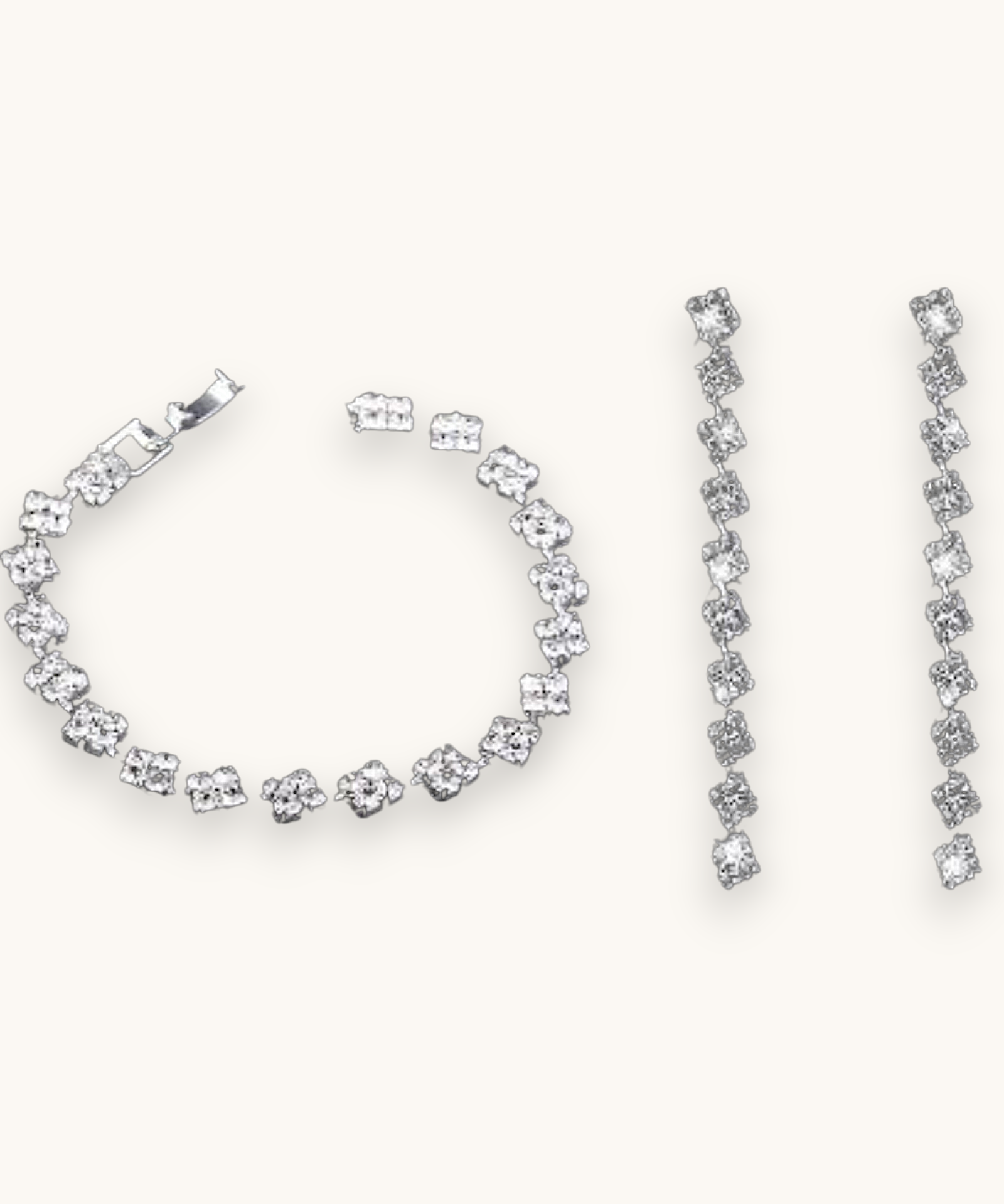 Papuošalų rinkinys "Square set"