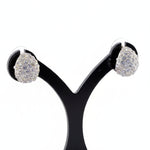 Auskarai "Crystal hoop"