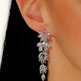 Auskarai "Floral Drops"