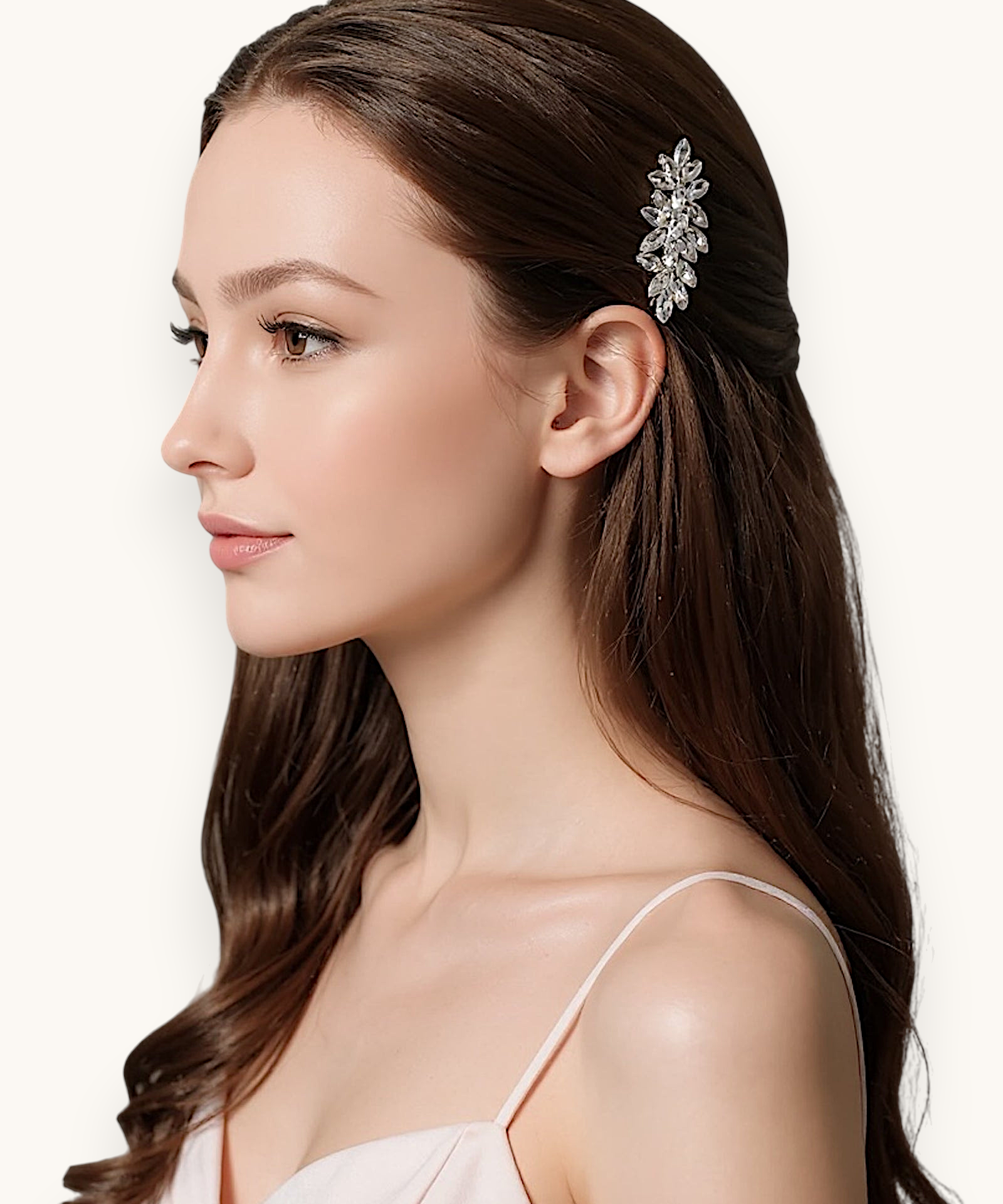 Plaukų sagė "Crystal Laurel Hair Clip"