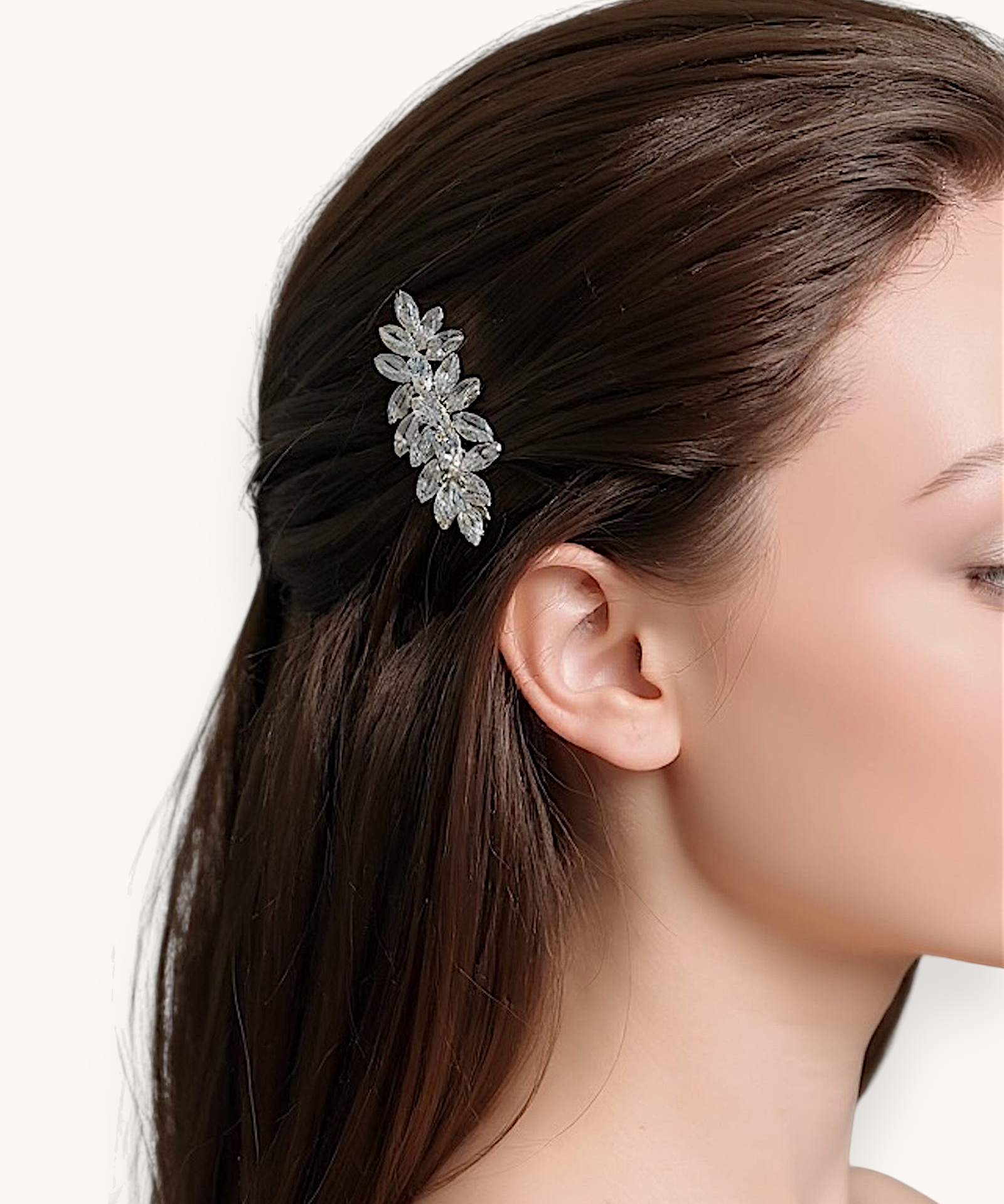 Plaukų sagė "Crystal Laurel Hair Clip"