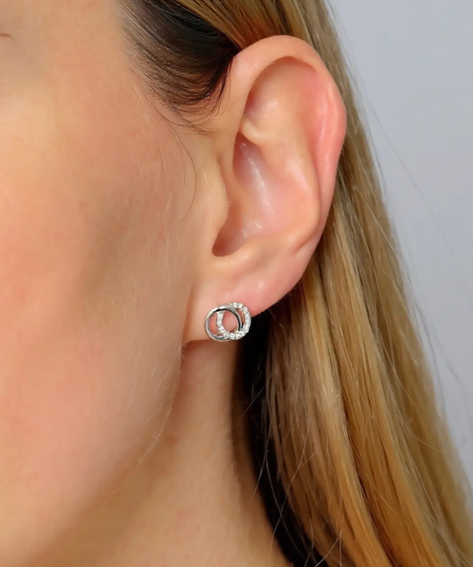 Auskarai "Double Circle"