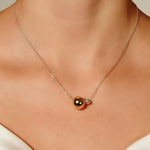 Kaklo papuošalas "Golden ball"