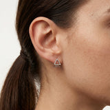 Auskarai Triangles Stud
