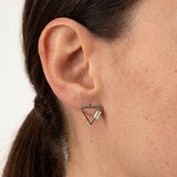 Auskarai Triangle Studs