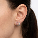 Auskarai Triangle Studs
