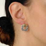Auskarai Vintage Square — Luxiage