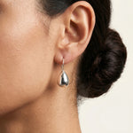 Auskarai Oval Tear Drop — Luxiage