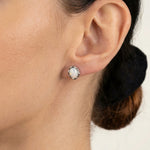 Auskarai Opal Stud — Luxiage