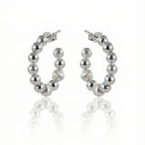 Auskarai Round Bead Hoop