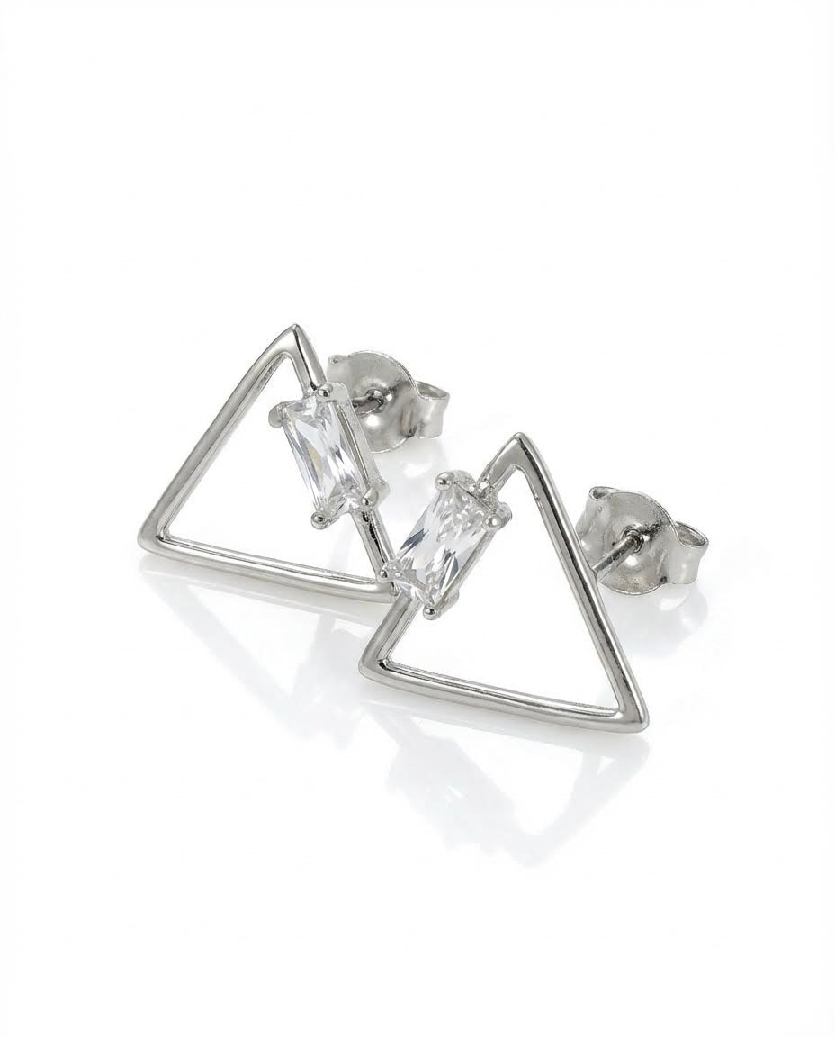 Auskarai Triangle Studs — Luxiage