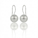 Auskarai Brushed Ball — Luxiage