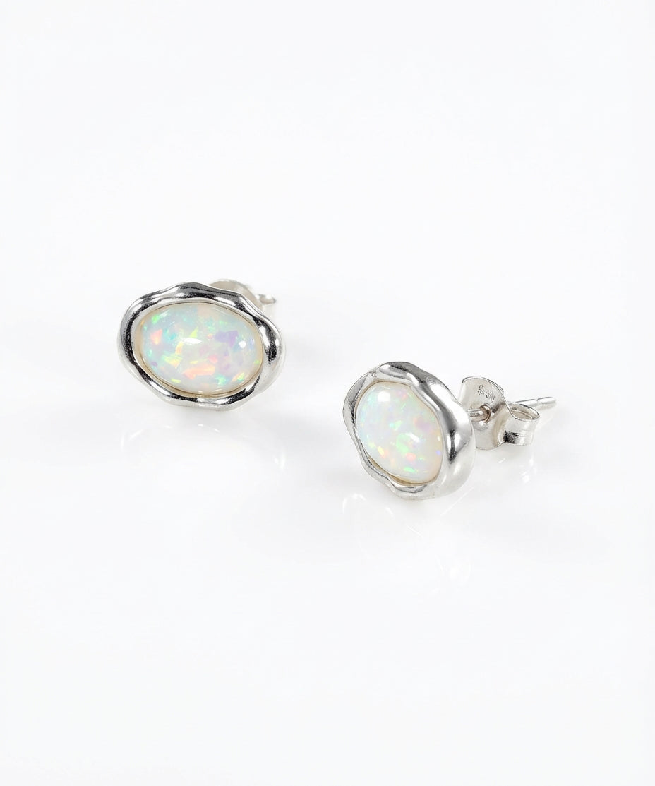 Auskarai Opal Stud — Luxiage