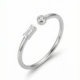 Žiedas Thin zircon — Luxiage