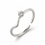 Žiedas V-shaped ring — Luxiage