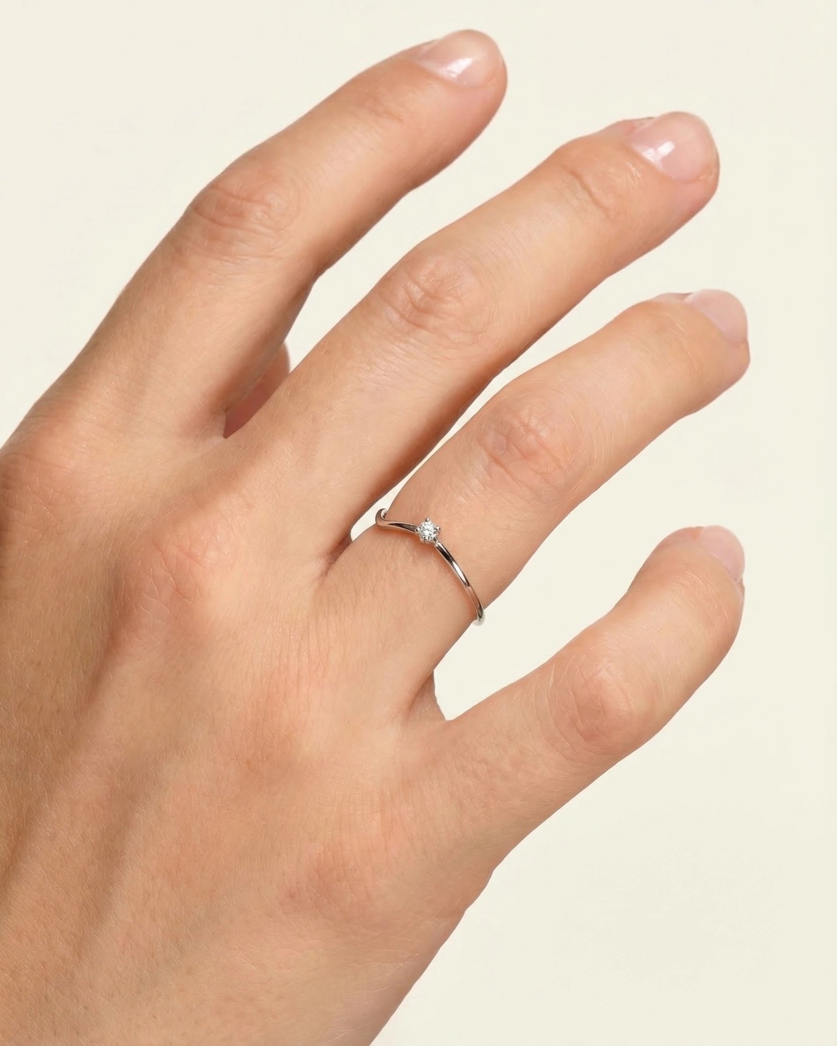 Žiedas V-shaped ring — Luxiage