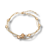 Grandinėlė ant kojos Golden ball pendant chain — Luxiage